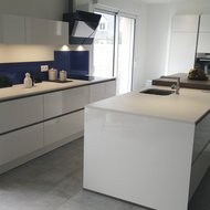 Crédence Dekton Bleu